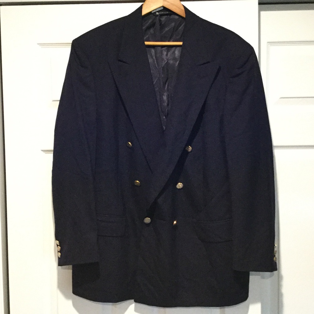Final Sale!  BURBERRY PRORSUM VINTAGE MEN’S DOUBLE BREASTED SPORT COAT JACKET